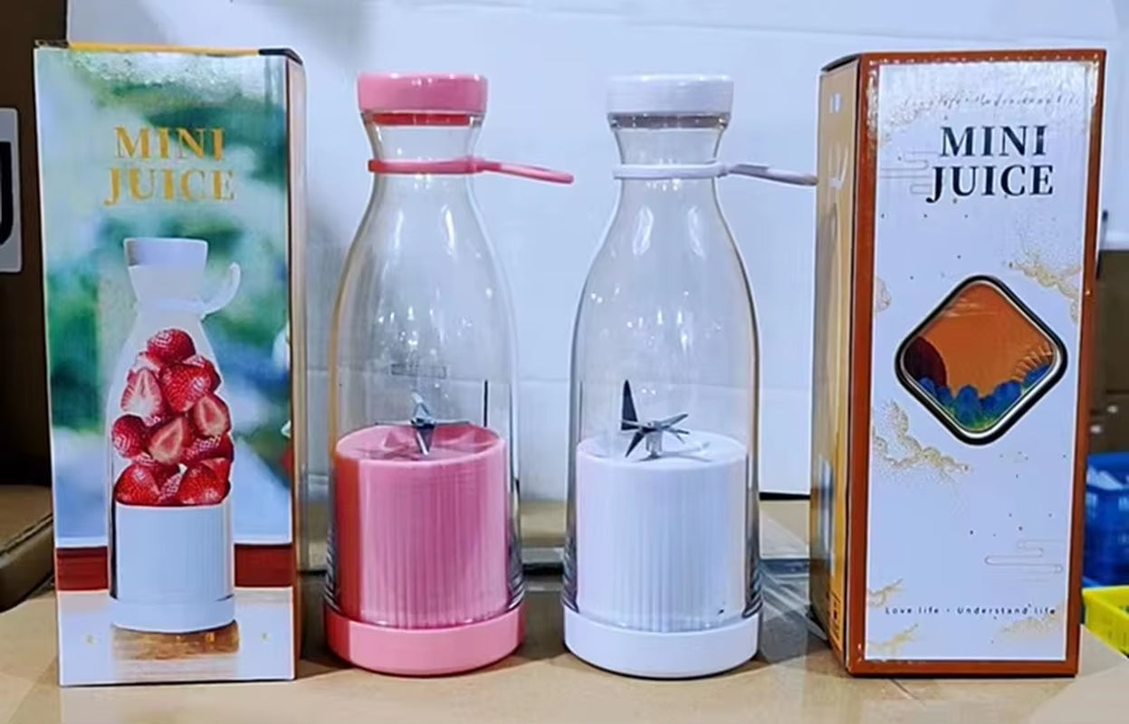 420Ml Portable Electric Smoothie Blender and Mini Travel Fruit Juicer Mixer USB Power Source for Busy On-The-Go Lifestyle